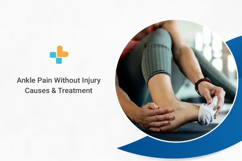 ankle pain without injury